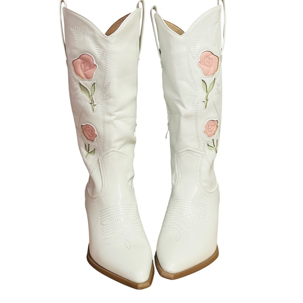 WOMEN’S KNEE HIGH COWBOY BOOTS (WILLA-8) - Picture 5 of 9
